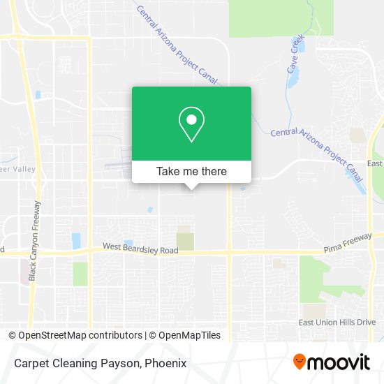 Mapa de Carpet Cleaning Payson