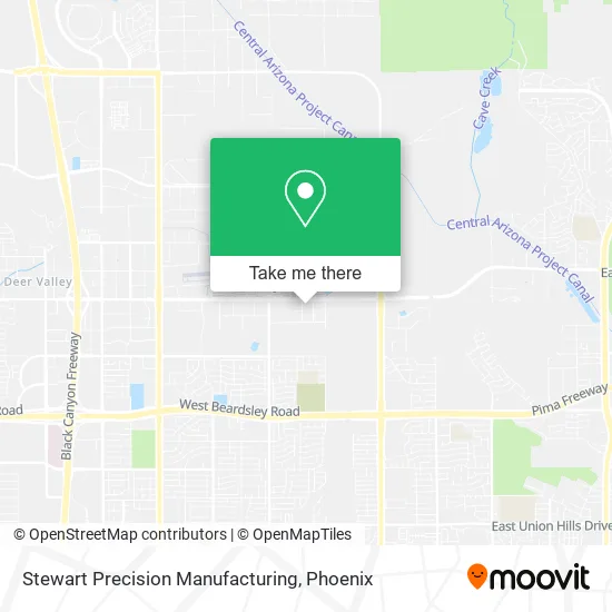 Stewart Precision Manufacturing map