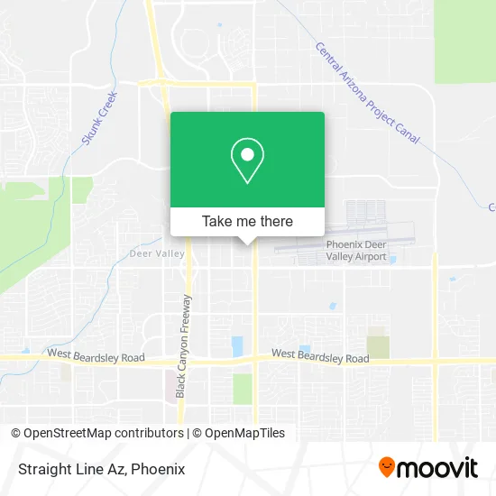 Straight Line Az map