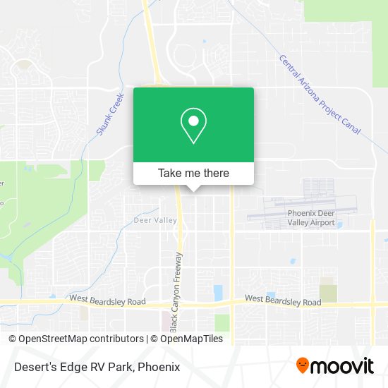 Mapa de Desert's Edge RV Park