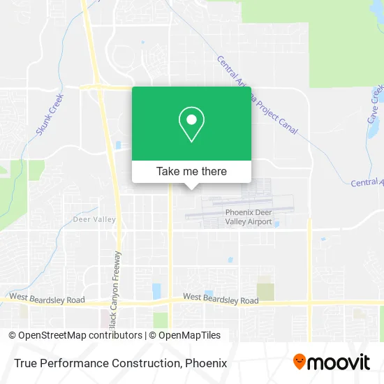 True Performance Construction map