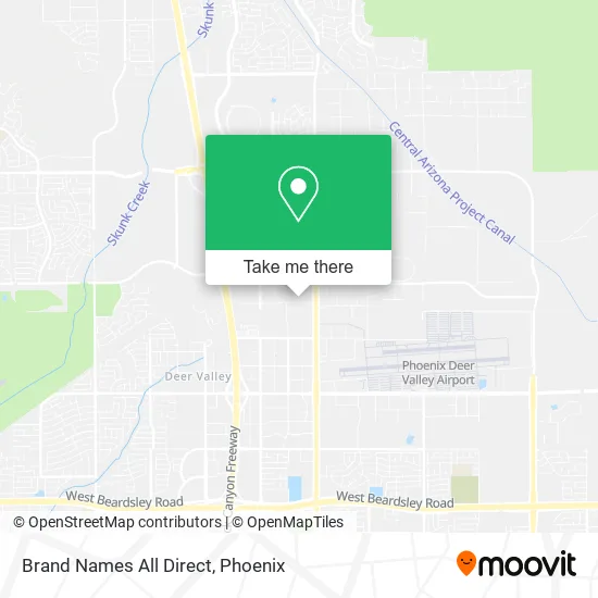Brand Names All Direct map
