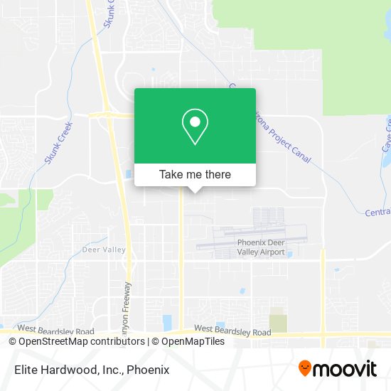 Elite Hardwood, Inc. map