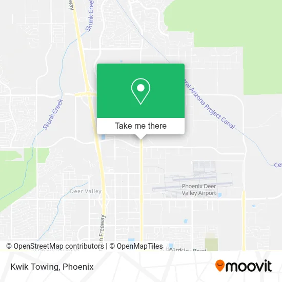Kwik Towing map