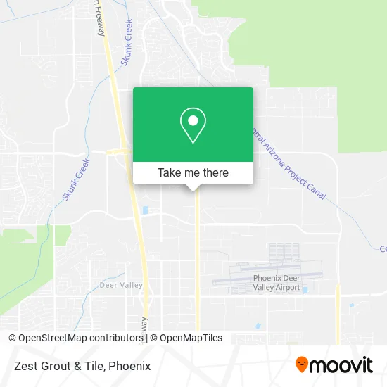 Zest Grout & Tile map