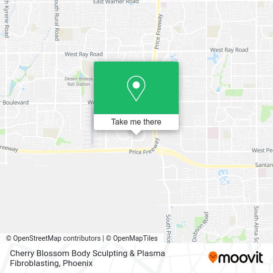 Cherry Blossom Body Sculpting & Plasma Fibroblasting map