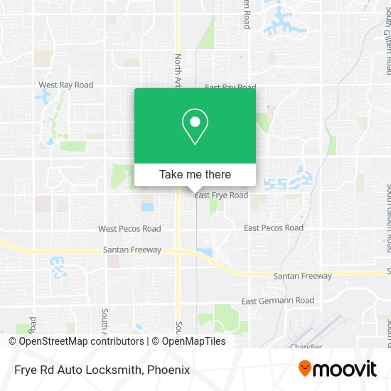 Mapa de Frye Rd Auto Locksmith