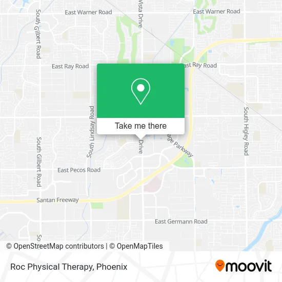 Roc Physical Therapy map