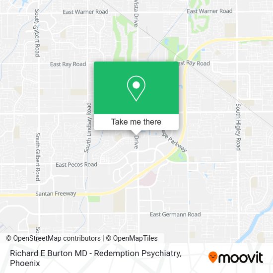 Mapa de Richard E Burton MD - Redemption Psychiatry