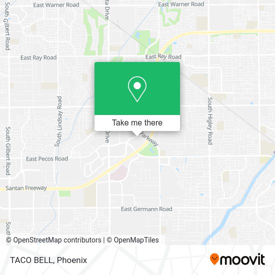 TACO BELL map