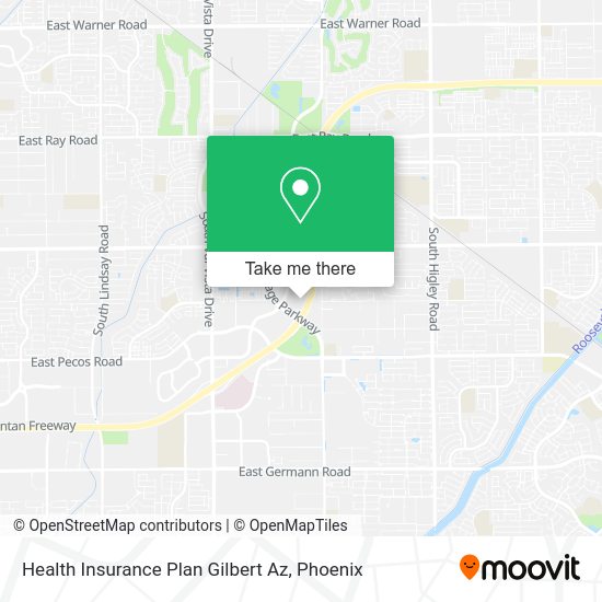 Health Insurance Plan Gilbert Az map