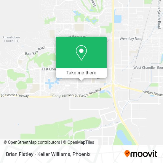 Brian Flatley - Keller Williams map