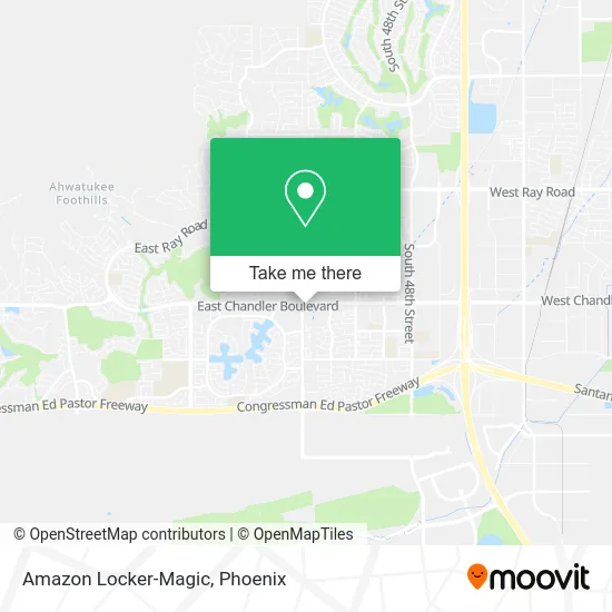 Mapa de Amazon Locker-Magic