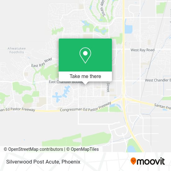 Mapa de Silverwood Post Acute