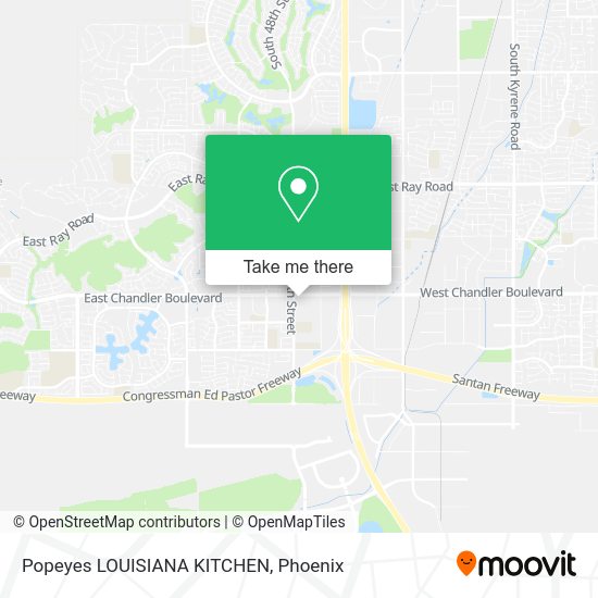 Popeyes LOUISIANA KITCHEN map