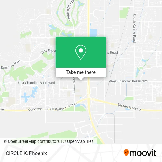 CIRCLE K map