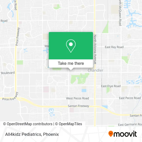 All4kidz Pediatrics map