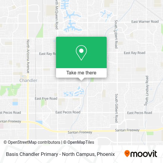 Basis Chandler Primary - North Campus map