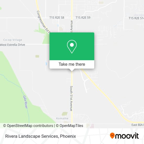 Mapa de Rivera Landscape Services