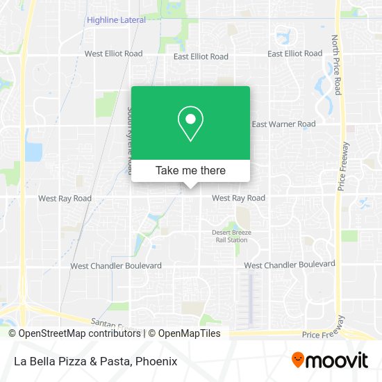 La Bella Pizza & Pasta map
