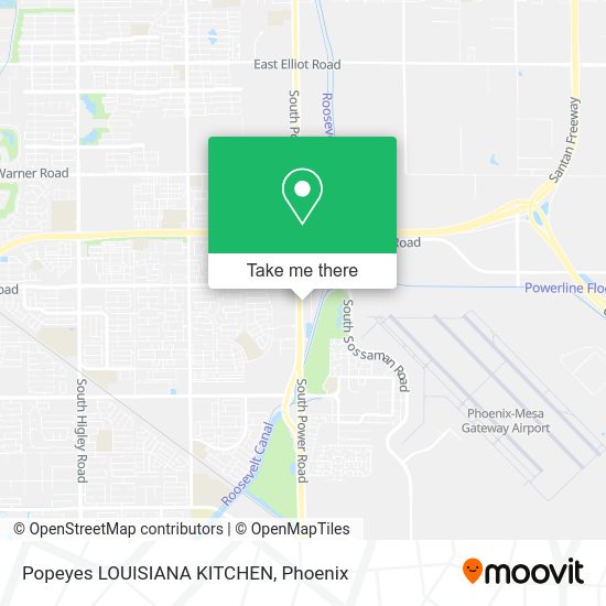 Mapa de Popeyes LOUISIANA KITCHEN