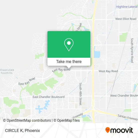 CIRCLE K map
