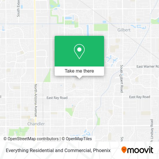 Everything Residential and Commercial map