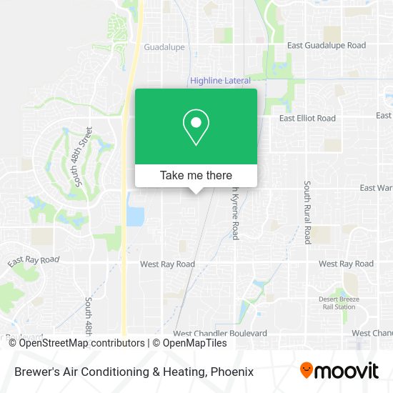 Brewer's Air Conditioning & Heating map