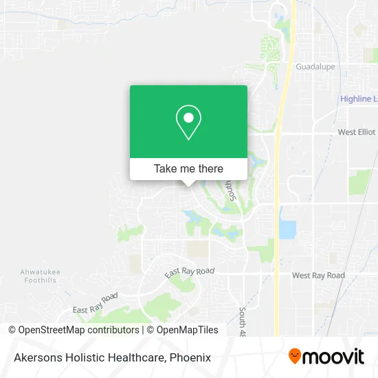 Akersons Holistic Healthcare map