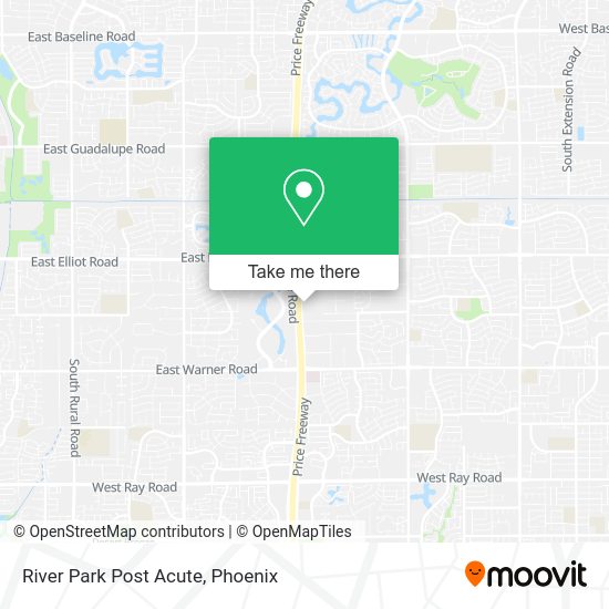 Mapa de River Park Post Acute