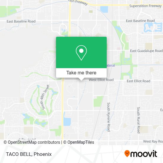 Mapa de TACO BELL