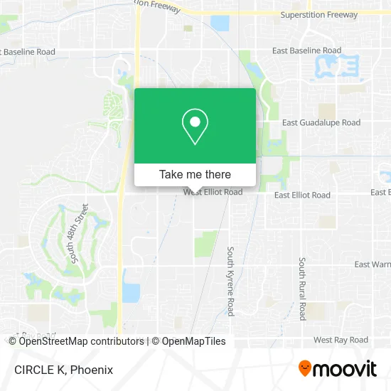 CIRCLE K map