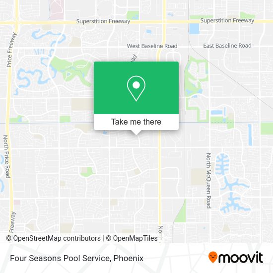Four Seasons Pool Service map