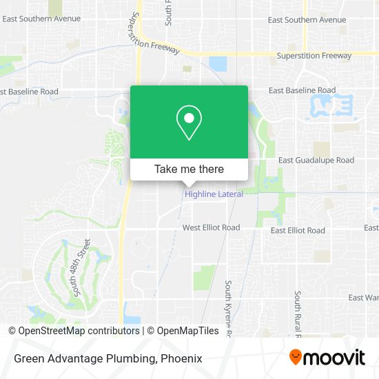 Green Advantage Plumbing map