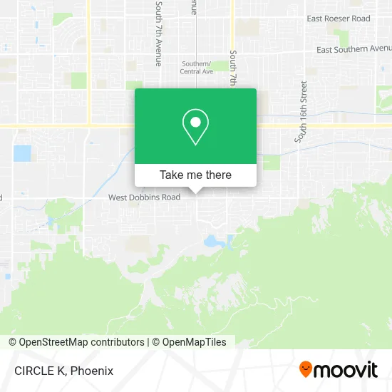 CIRCLE K map