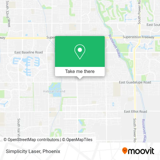 Simplicity Laser map