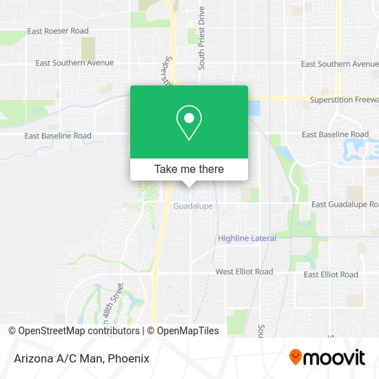 Mapa de Arizona A/C Man