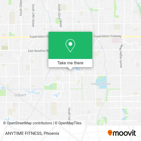ANYTIME FITNESS map
