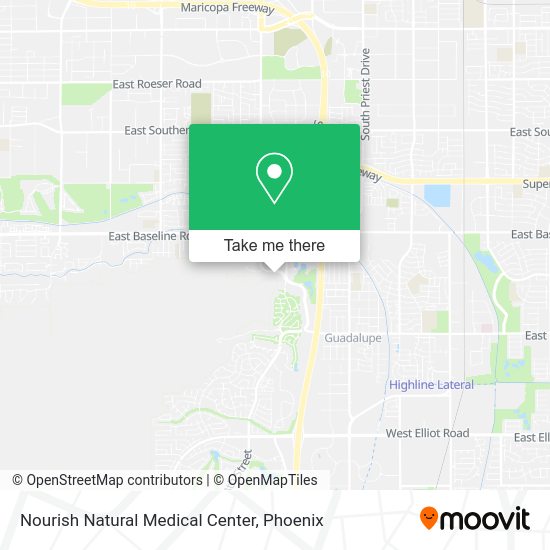 Mapa de Nourish Natural Medical Center
