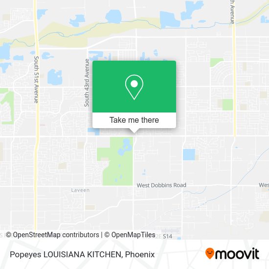 Mapa de Popeyes LOUISIANA KITCHEN