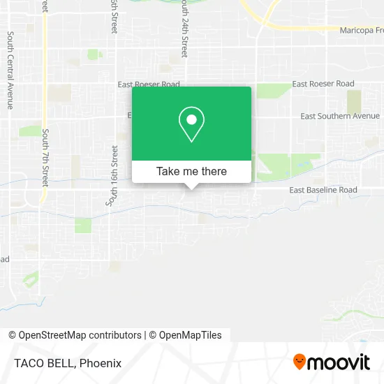 TACO BELL map