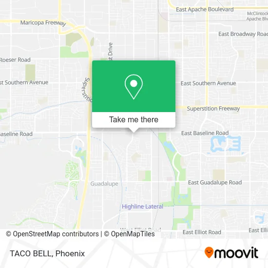 TACO BELL map