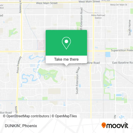 DUNKIN' map