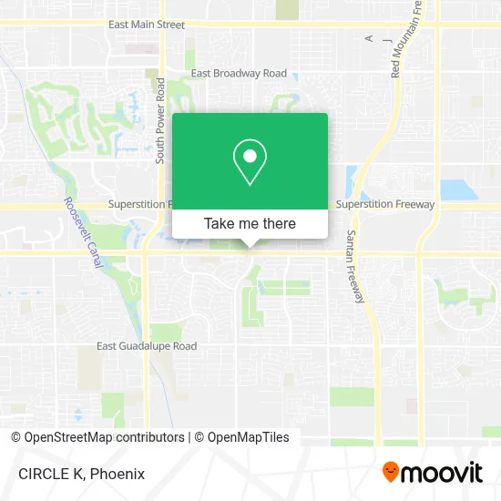 CIRCLE K map