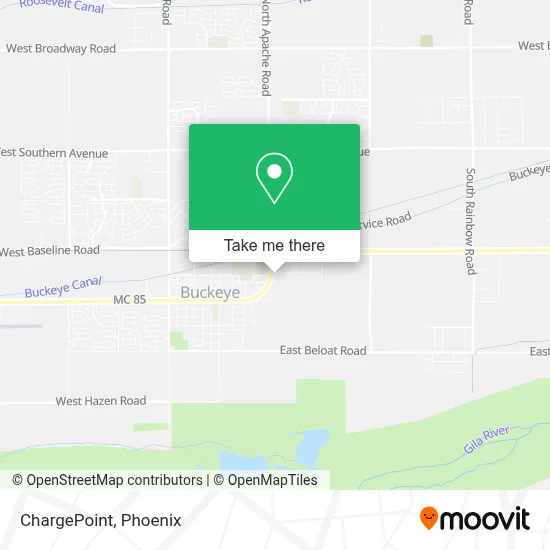 ChargePoint map
