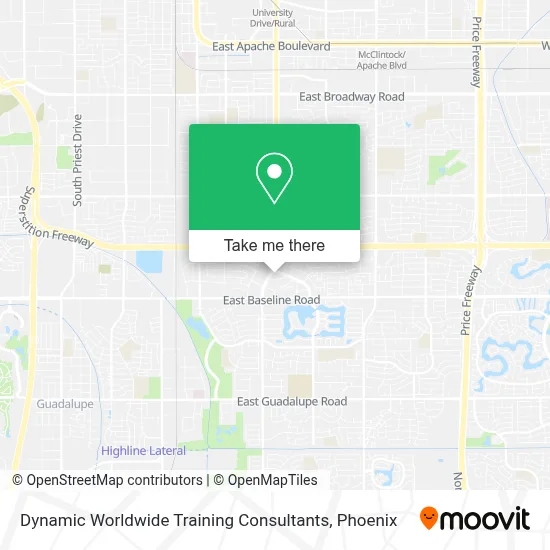 Dynamic Worldwide Training Consultants map