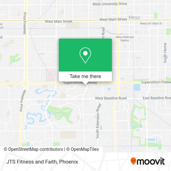 JTS Fitness and Faith map