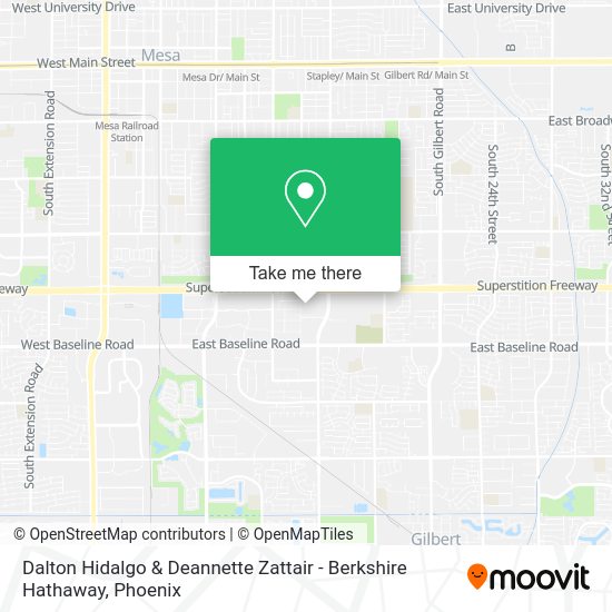Dalton Hidalgo & Deannette Zattair - Berkshire Hathaway map