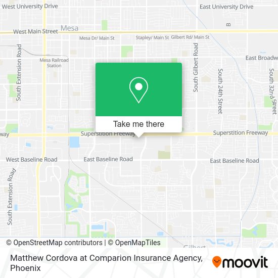 Matthew Cordova at Comparion Insurance Agency map