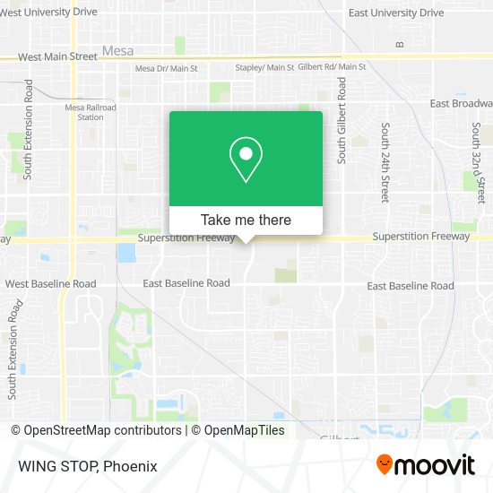 Mapa de WING STOP